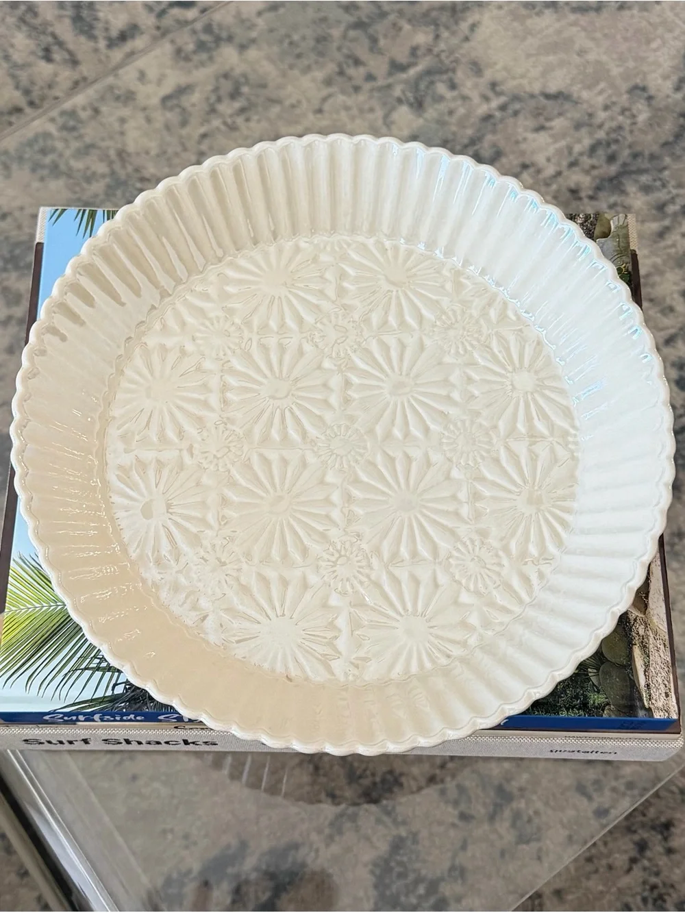 Anthropologie Aurora Pie Dish